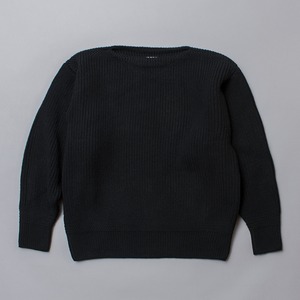 [SOLARIS&CO.]chunky boatneck knit "CHEROKEE"