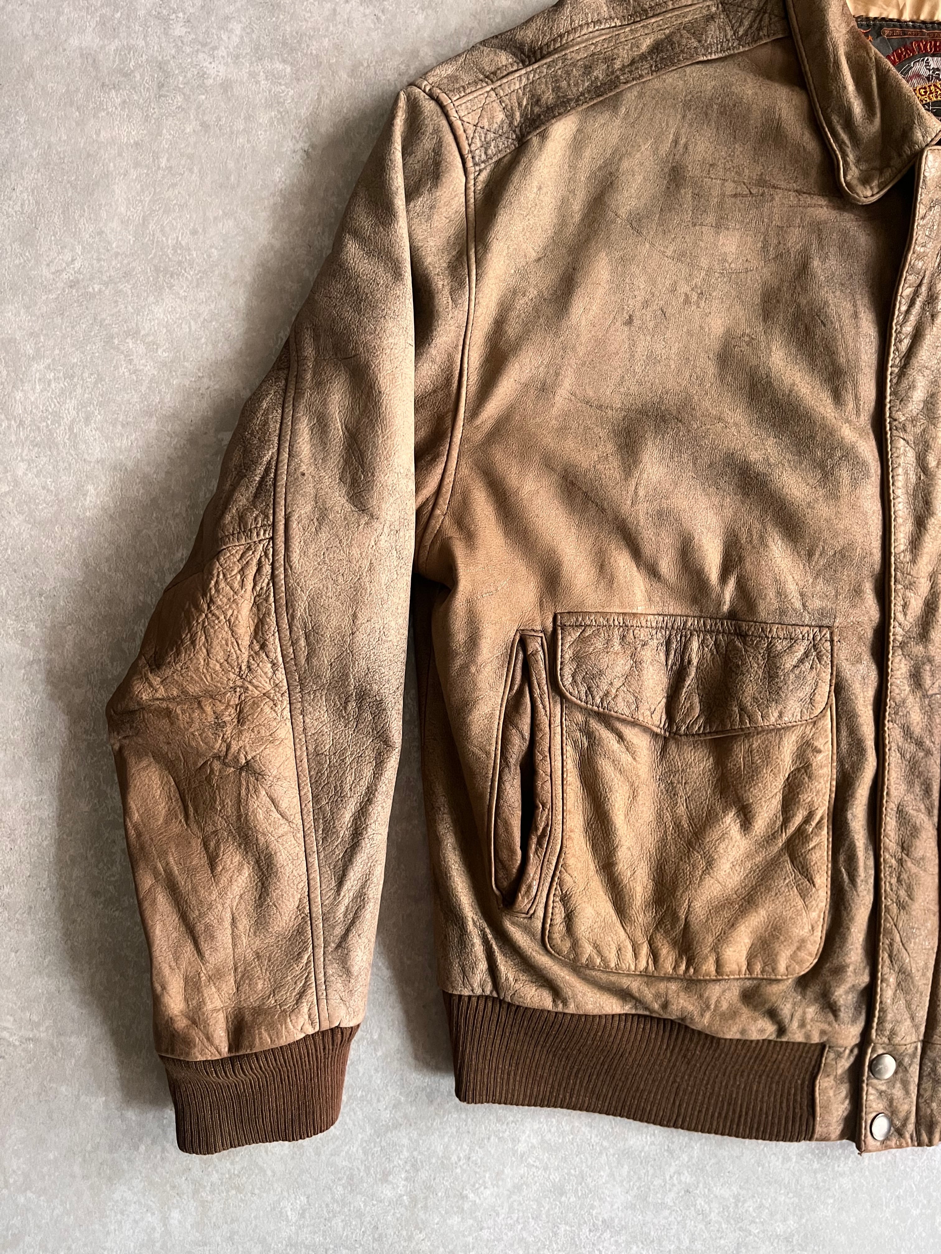 1990s Adventure Bound A‐2 Flight Jacket G609 | ROGER'S used