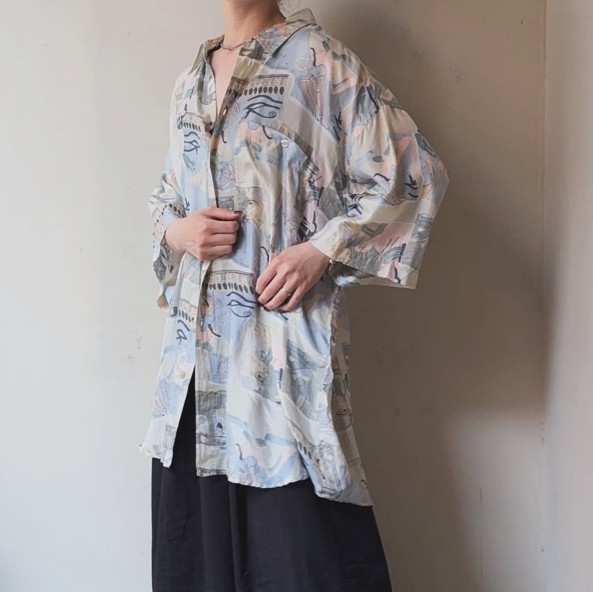 vintage Egyptian silk shirts
