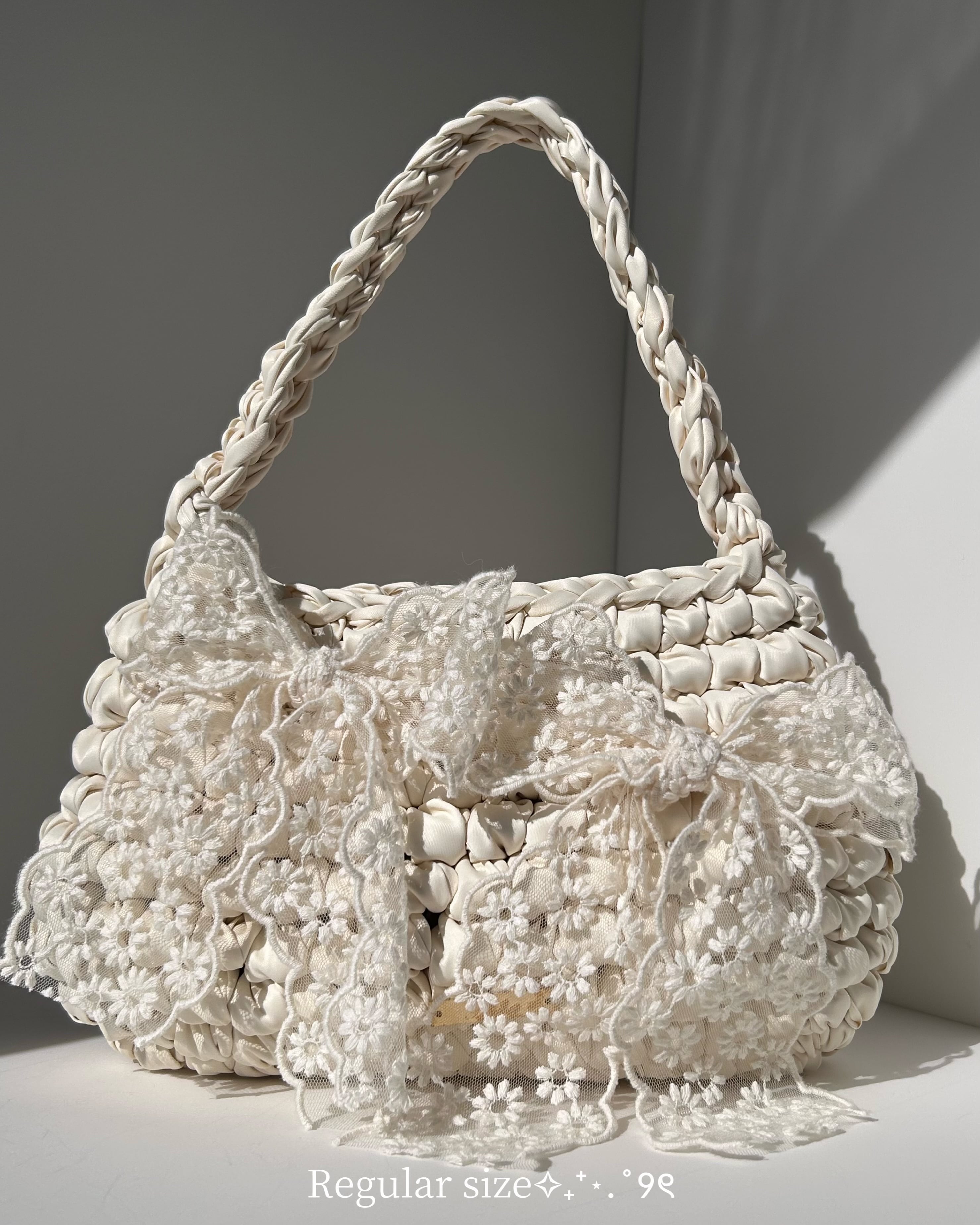 【再販】flower ribbon bag Regular size