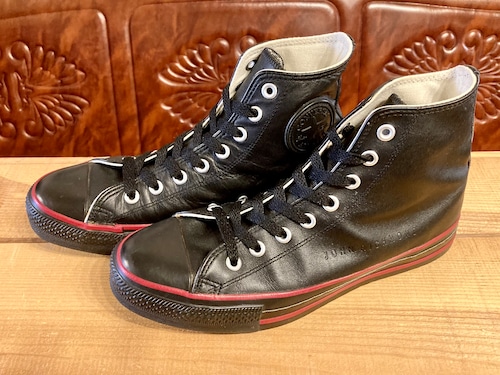 converse（コンバース）ALL STAR Hi JOHN RICHMOND（オールスター ハイカット  ジョンリッチモンド）レザー 黒 7.5 26cm 90s USA 241