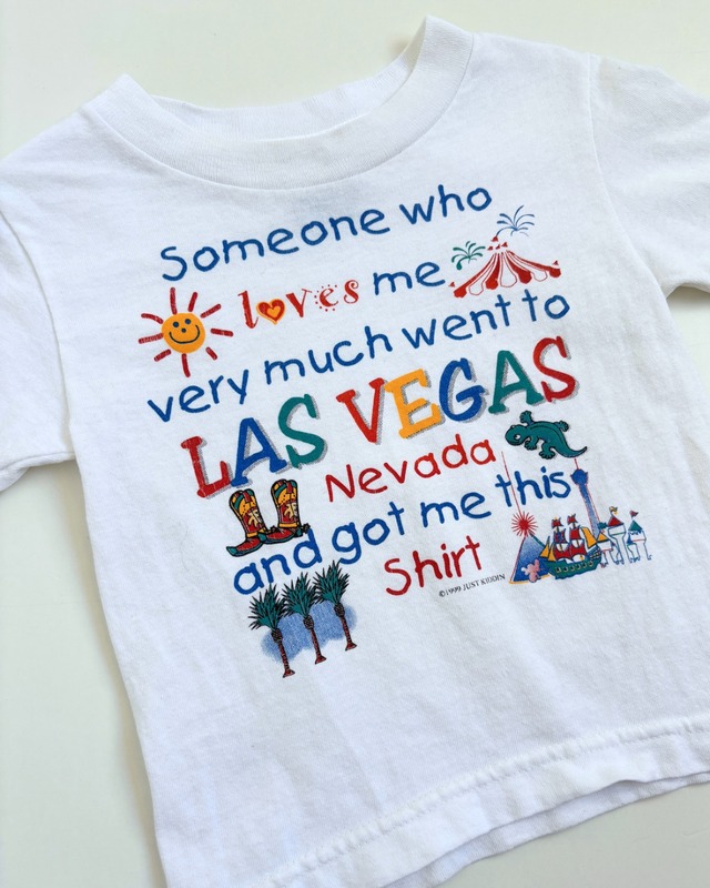 【12-18m・vintage】LAS VEGAS tee