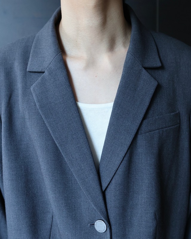 【Calvin Klein】2B single tailored jacket/ Grey