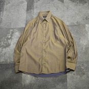 DEVRED iridescence dress shirt brown