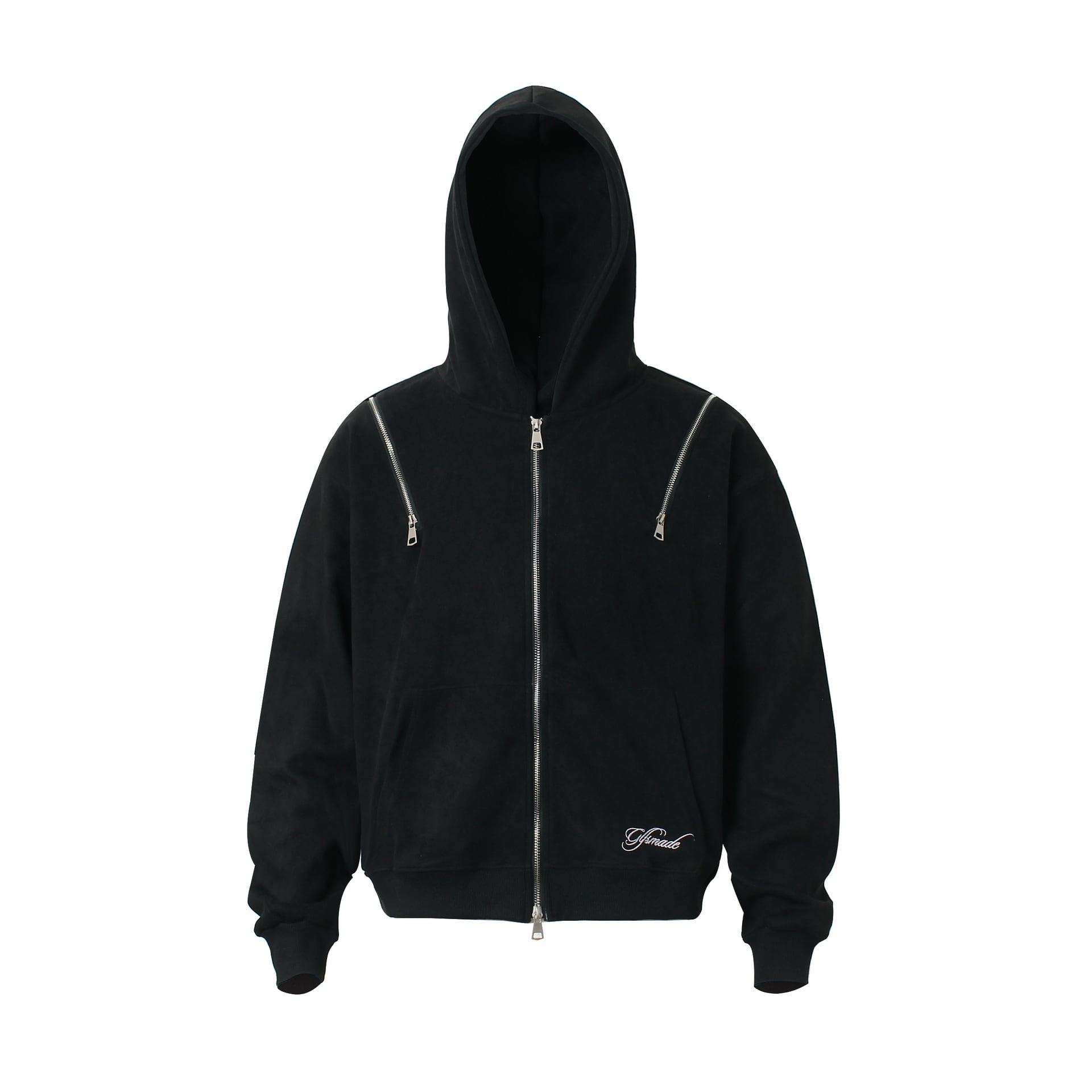 elev ジップパーカー ストリートパーカー（ピンク） el1195 | elev fashion store
