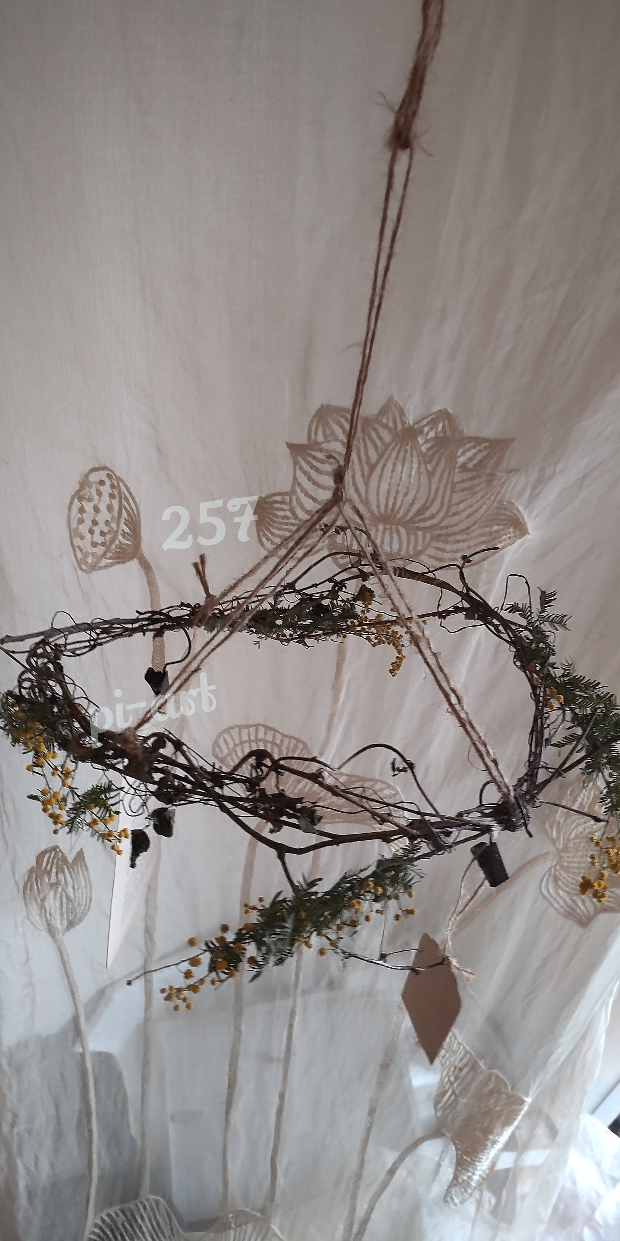 参考」h冬のシックなオーナメントとシャーベット色プチシェル貝殻