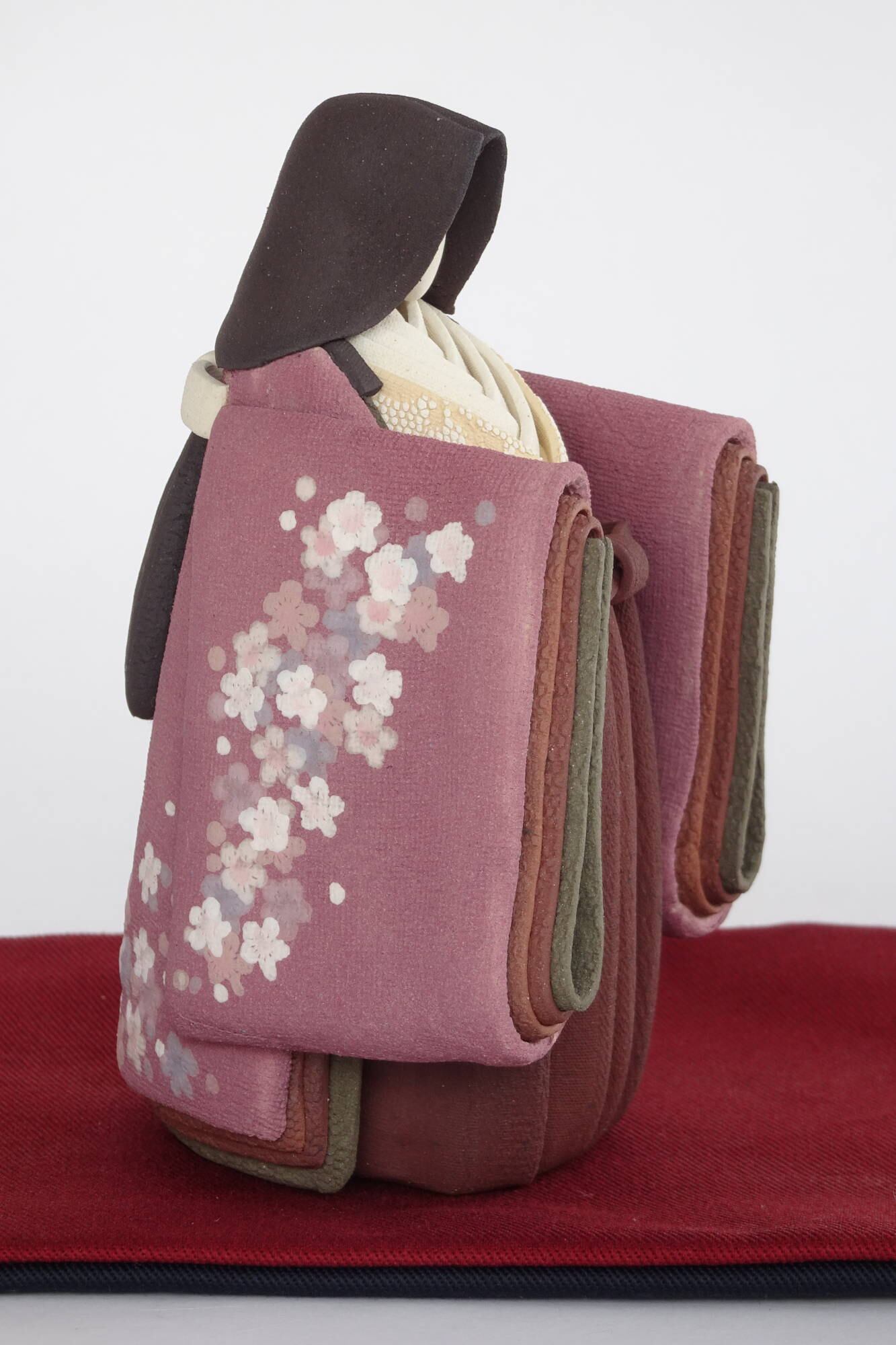 ひな人形 立雛 陶雛 澤りか作 お雛様 コンパクト 水洗い可 桐箱入り