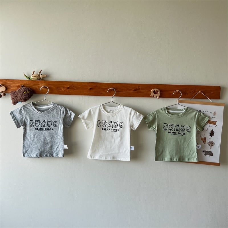 【BABY&KID】夏新作 半袖カートゥーTシャツ