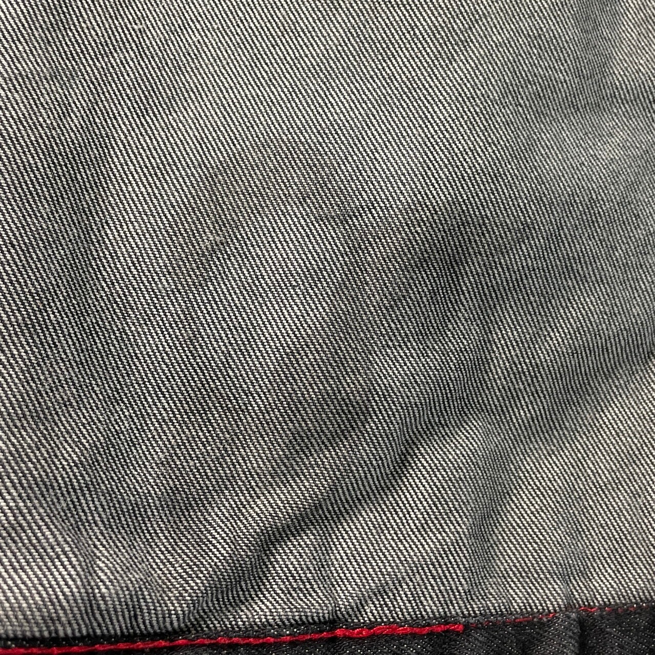 90年代 webs jeans ブラックデニムジャケット レッドステッチ メンズ 