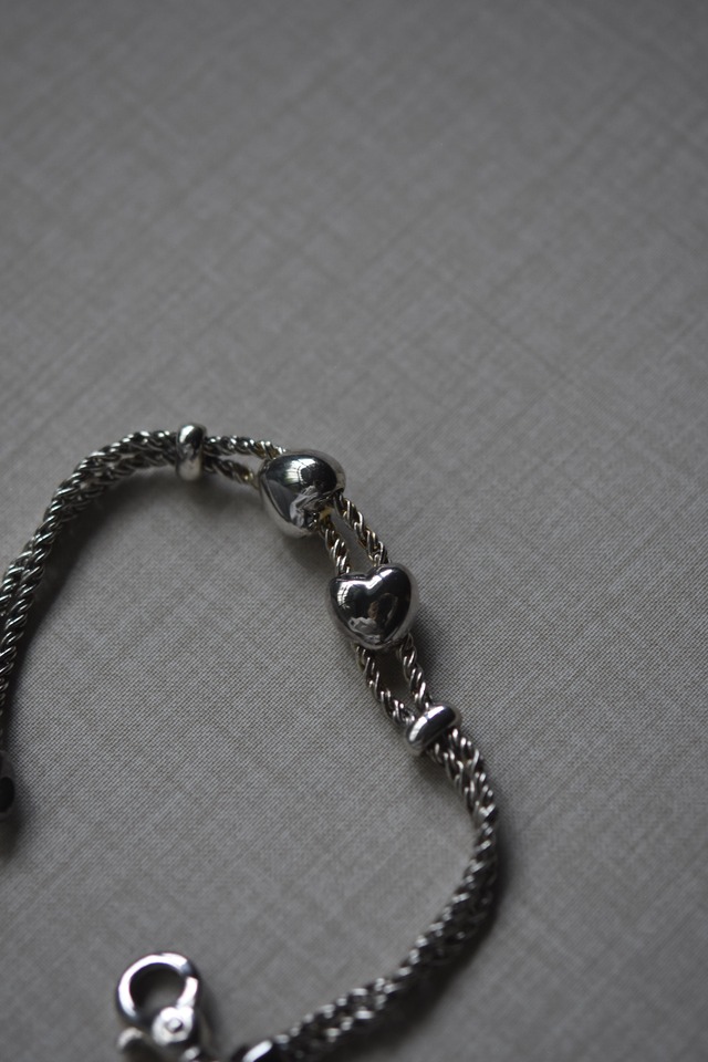 IORI／"Tiffany & Co." bracelet／Double rope Heart