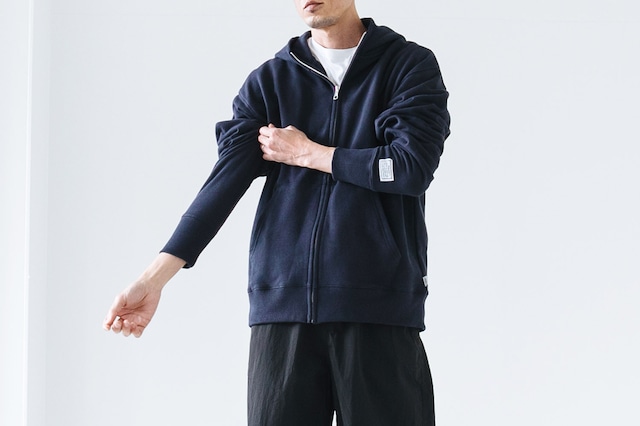 BASIC FRENCH TERRY - FULL ZIP HOODIE : ベーシック裏毛 - ZIPパーカー