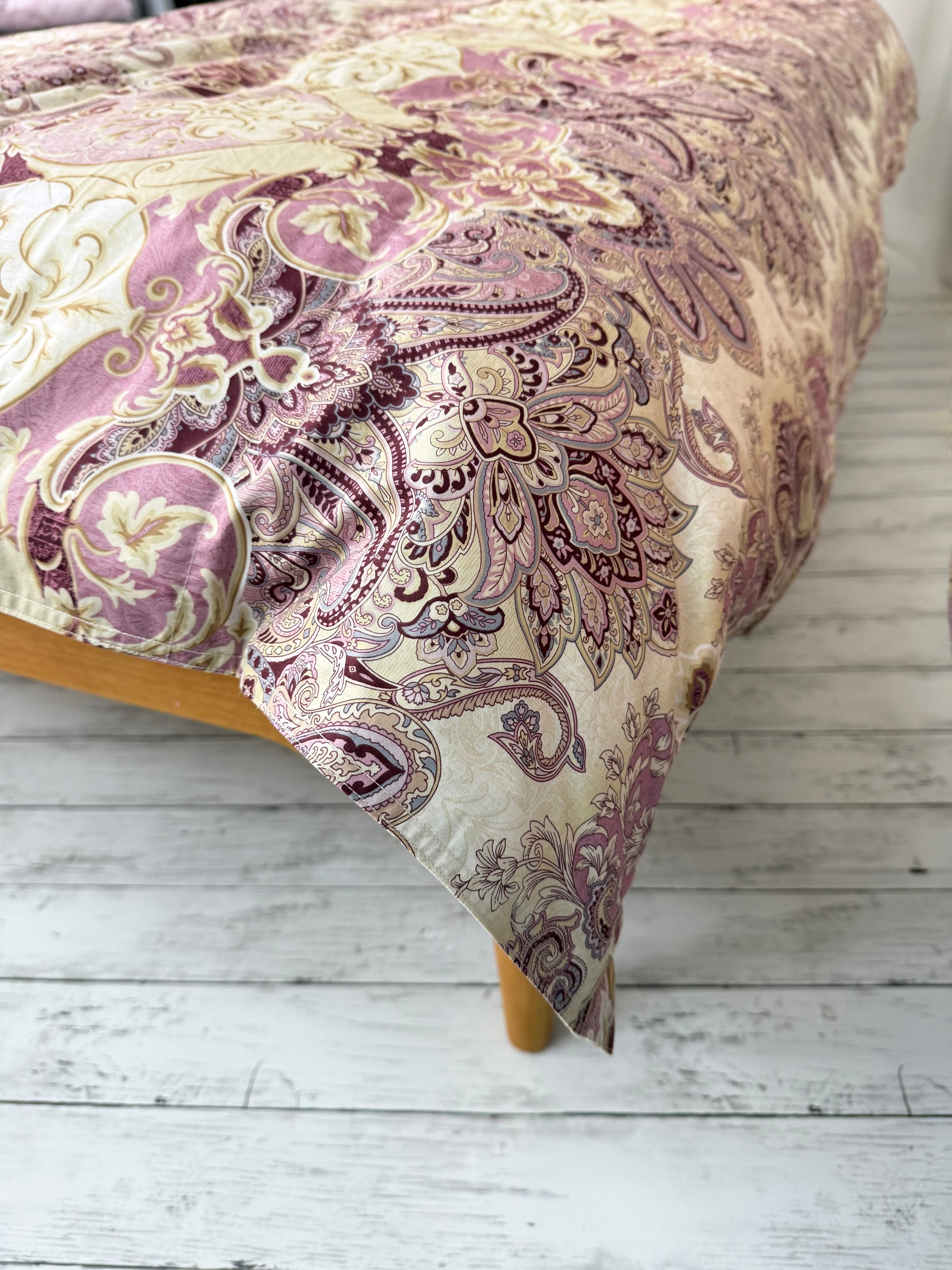 羽毛肌掛ふとん　ハリスン【シングル】【ピンク】【ブルー】