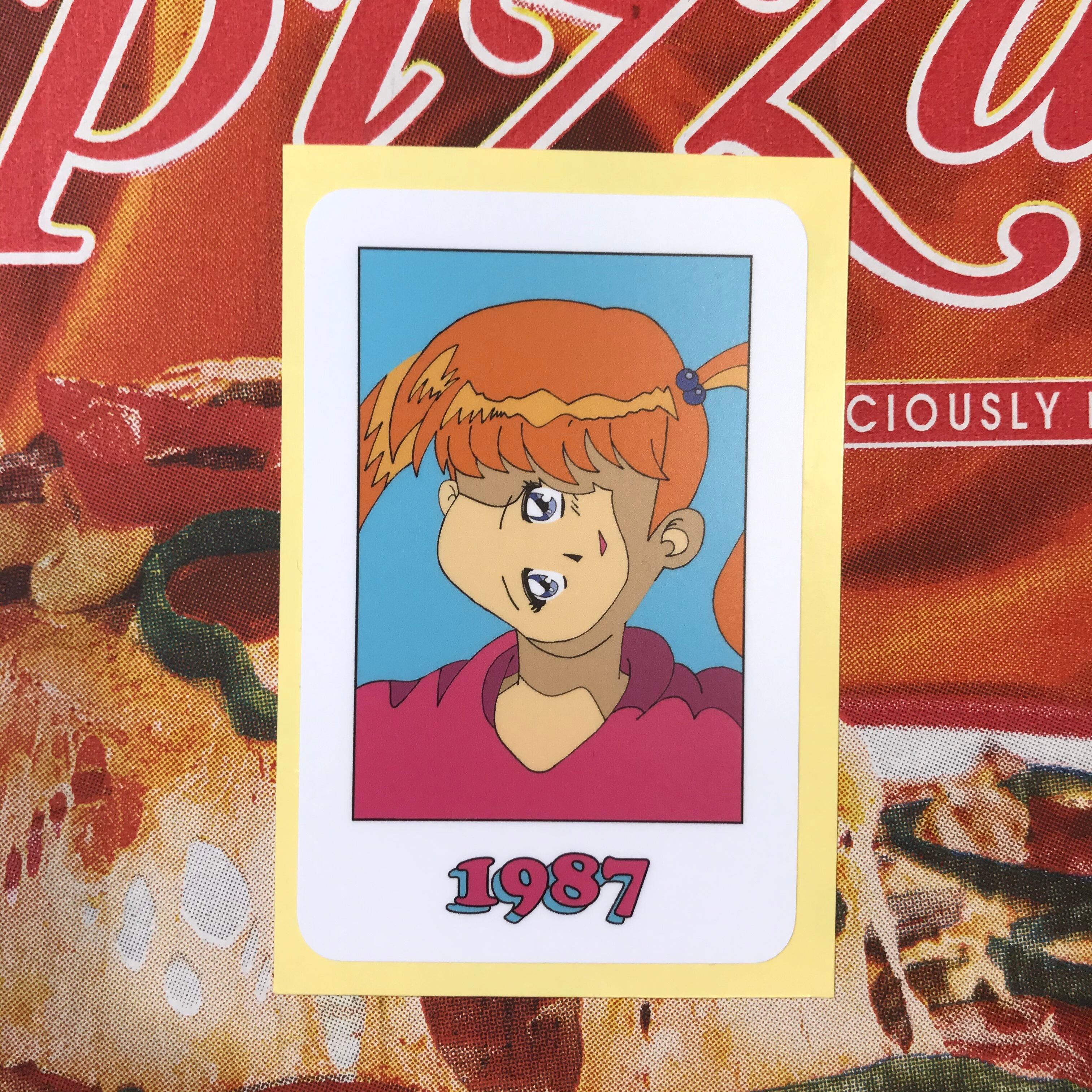 1987年物❗️激レア❗️ アンティークステッカーシール 1987” Sticker | Wonderful 10