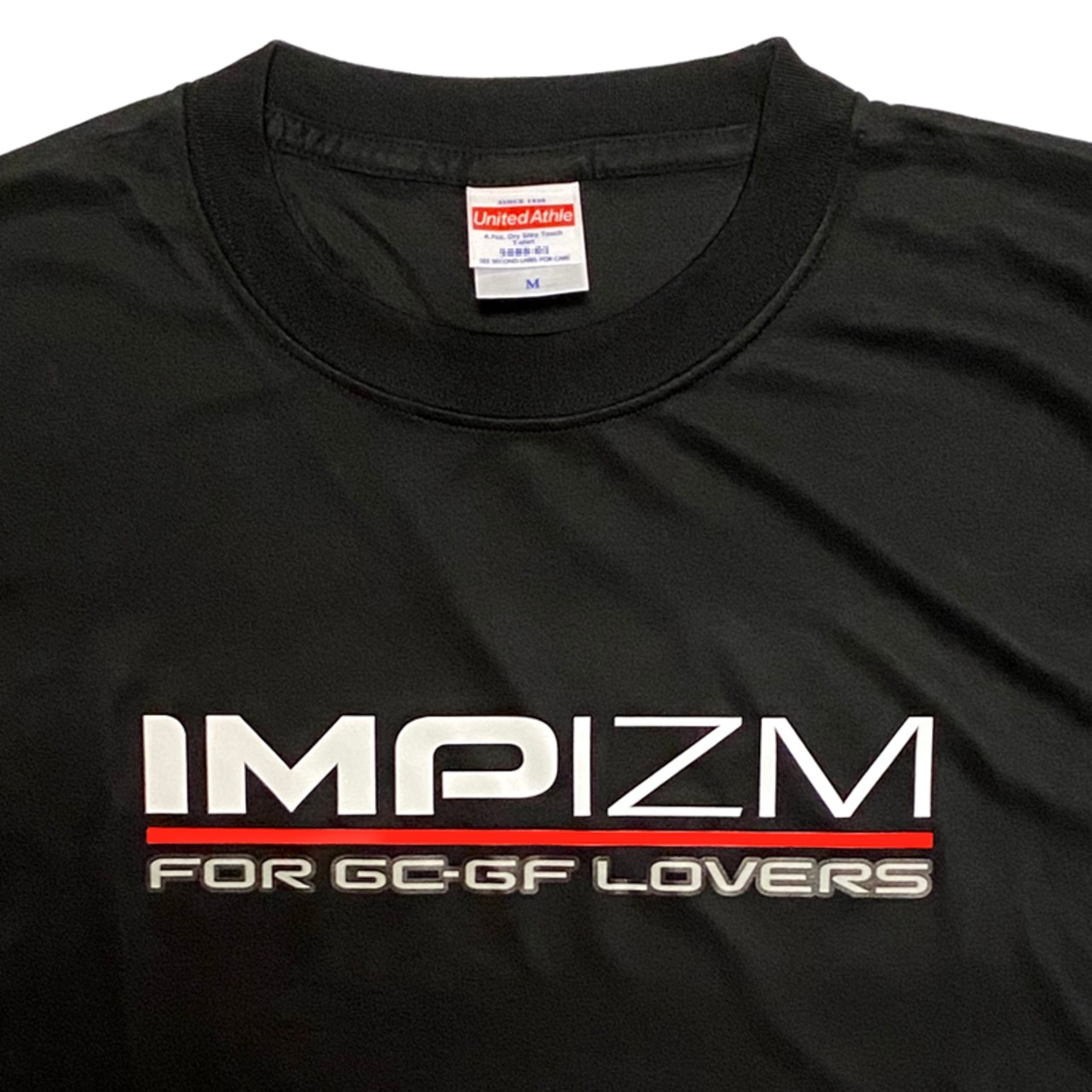 Tシャツ (ドライ)『IMPIZM』Red line／Black