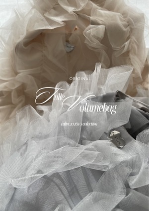 【ORIGINAL】pleats volume bag（即納）
