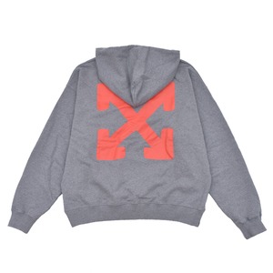 【OFF-WHITE】EMOTION ARROW SKATE HOODIE (GREY)