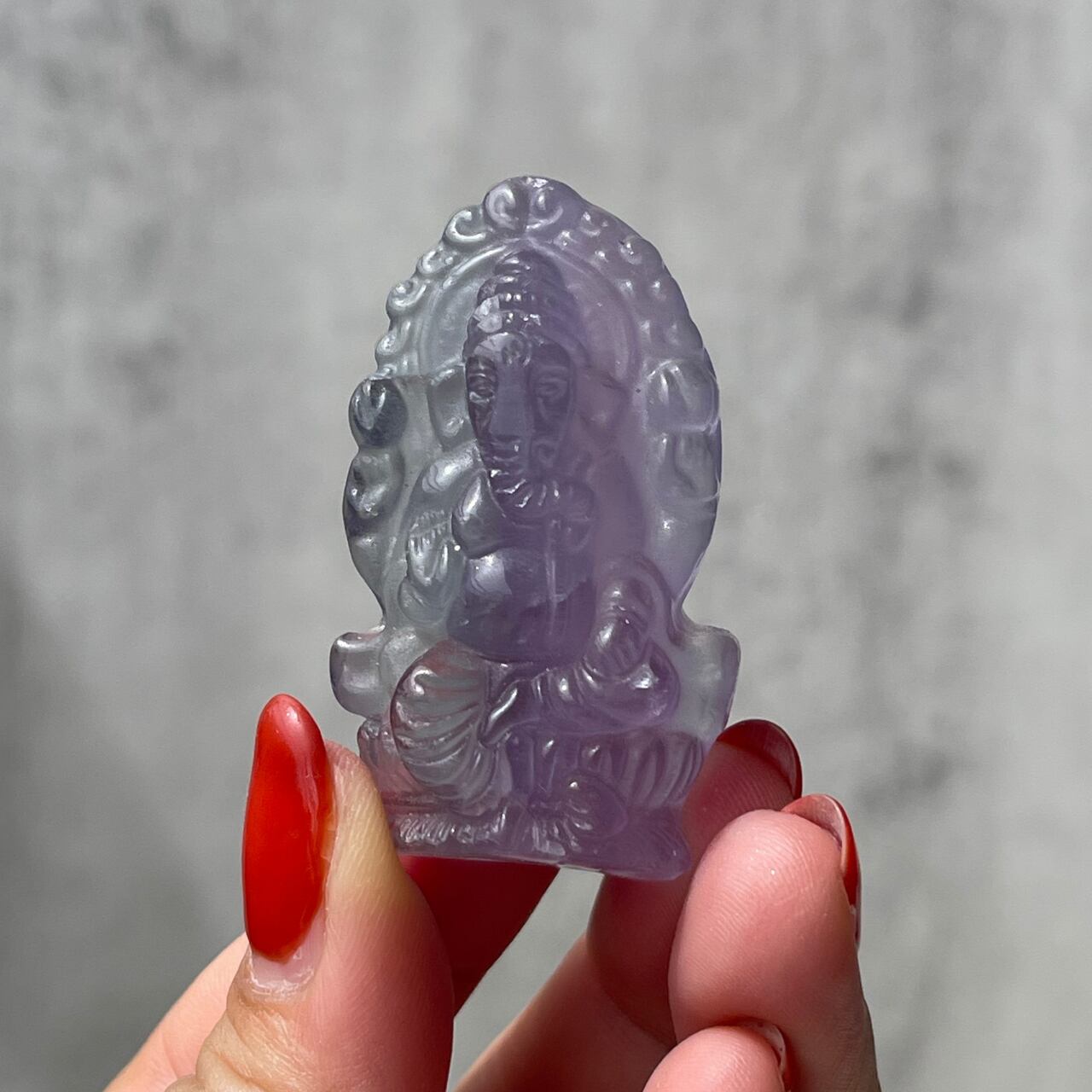 ガネーシャ　フローライト　380g フローライト ガネーシャ 380g ガネーシャ フローライト 380g フロー