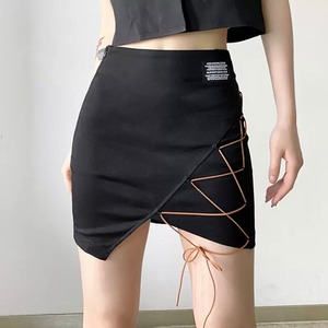 【予約】side lace-up tight miniskirt