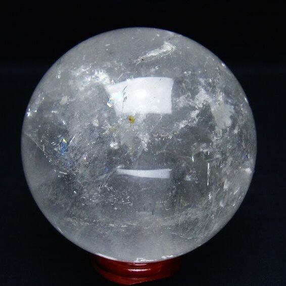 水晶 丸玉 77mm スフィア 置物 水晶玉 一点物 151-8910