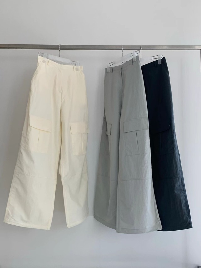 (予約) LIFFEY / Silk patch pocket pants 3color　