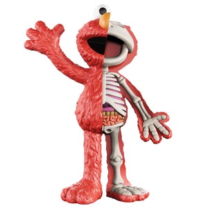 Sesame Street - Anatomical Elmo by Jason Freeny