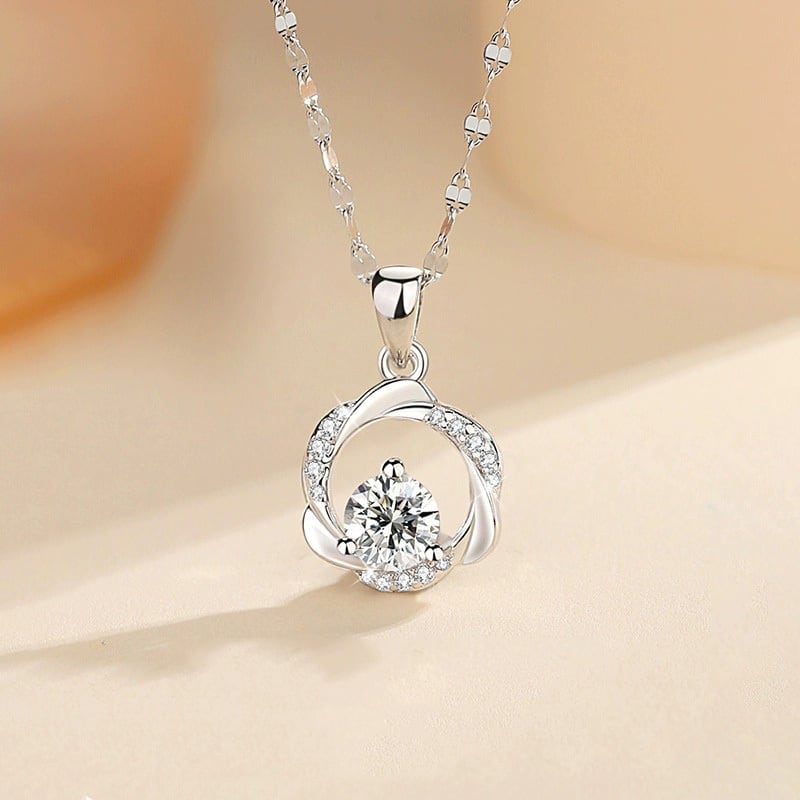 一粒雫ネックレス｜S925シルバー ジルコニアが煌めく上品アクセサリー