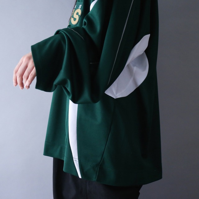 "Reebok×NHL" Dallas Stars over silhouette game shirt