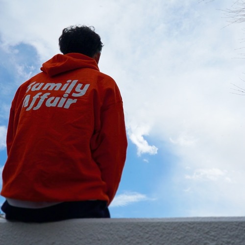 FA Print Sweat Hoodie / Orange