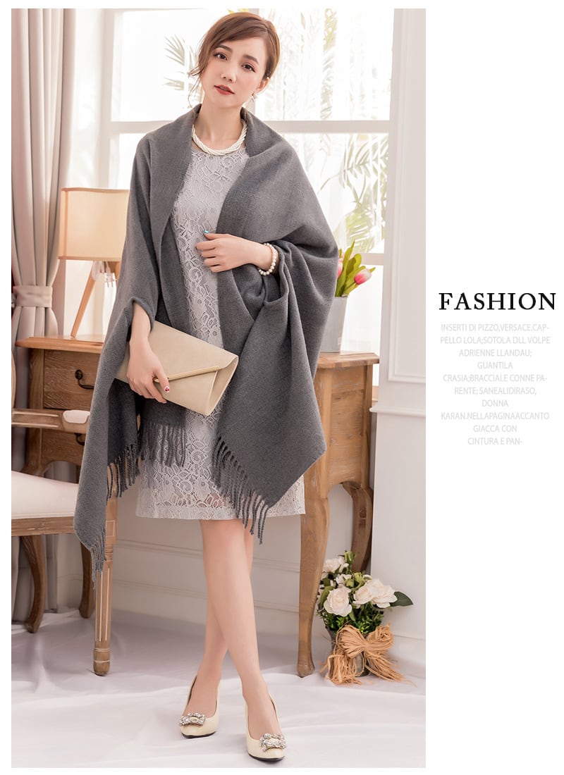 送料無料 ニットショール 結婚式 パーティードレス ストール 大きい