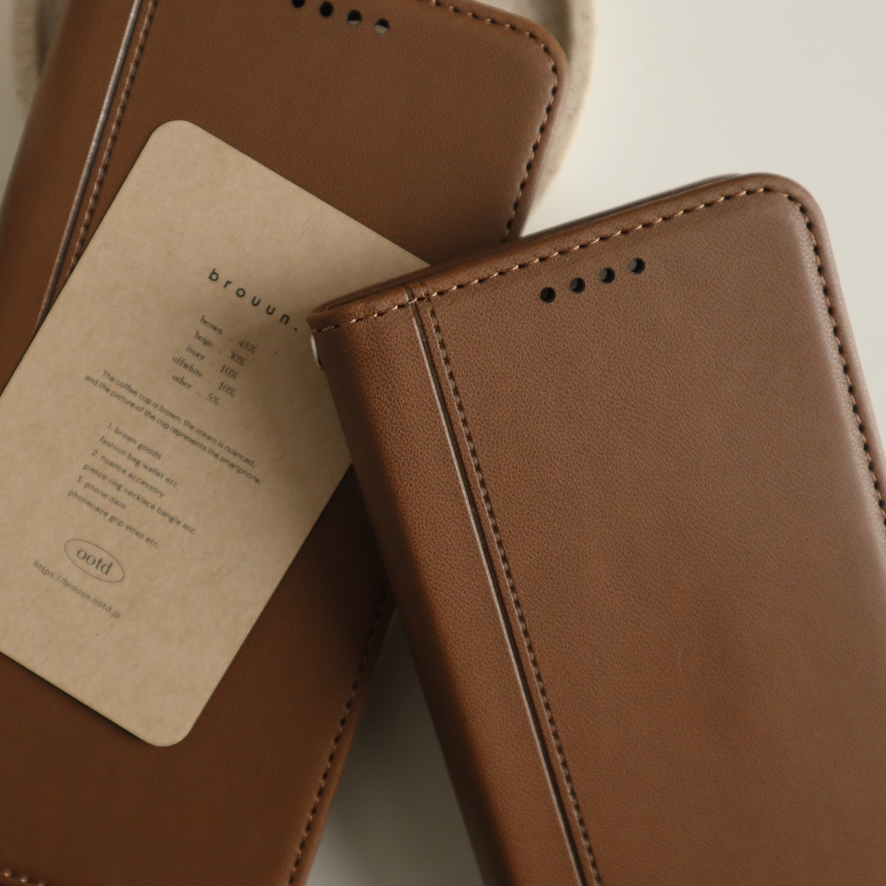 ［ phone case ］leather note