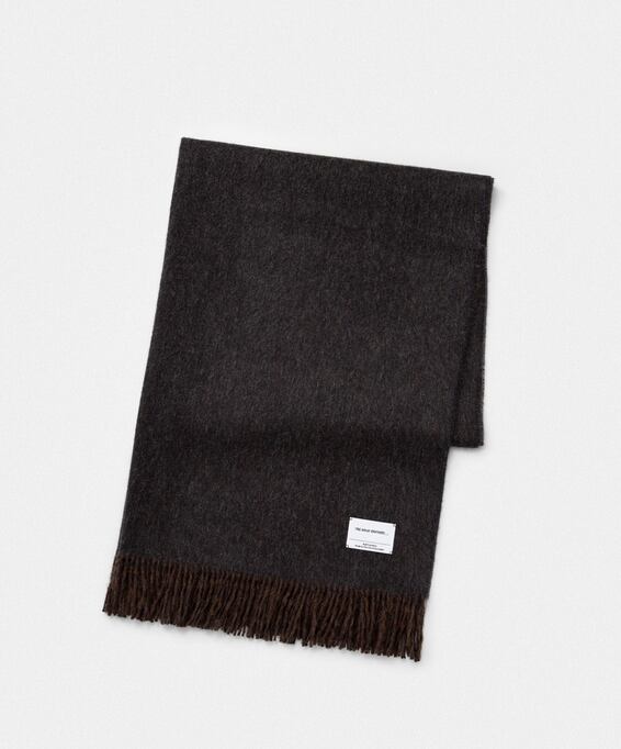 THE INOUE BROTHERS  Two Colour Large Brushed Stole | BENTO