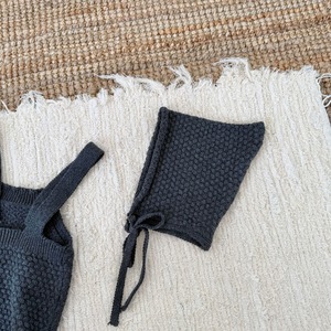 【予約商品】[free size] olive knit bonnet 2col