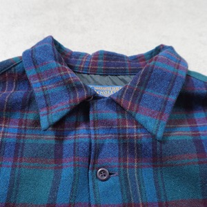 70s PENDLETON Board Shirt plaid L 古着