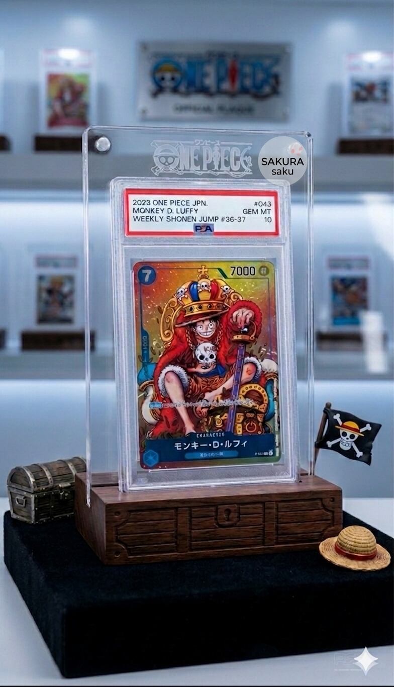 ✓【PSA10】モンキー・D・ルフィ P-043 プロモ 週刊少年ジャンプ 2023