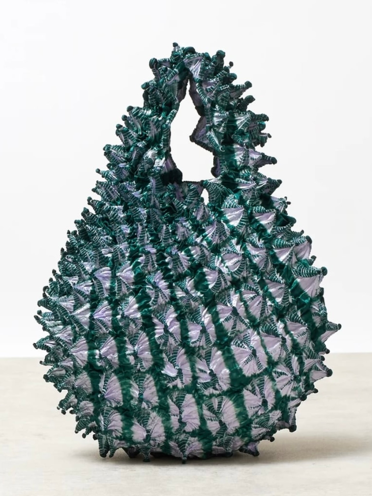 【送料無料】BUNZABURO 文三郎 / Petit Bag Tie Dye Pattern  Lavender x Green / バッグ - 1