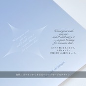 ギフトリボン Little Magic   White Chocolate/Gold Foil