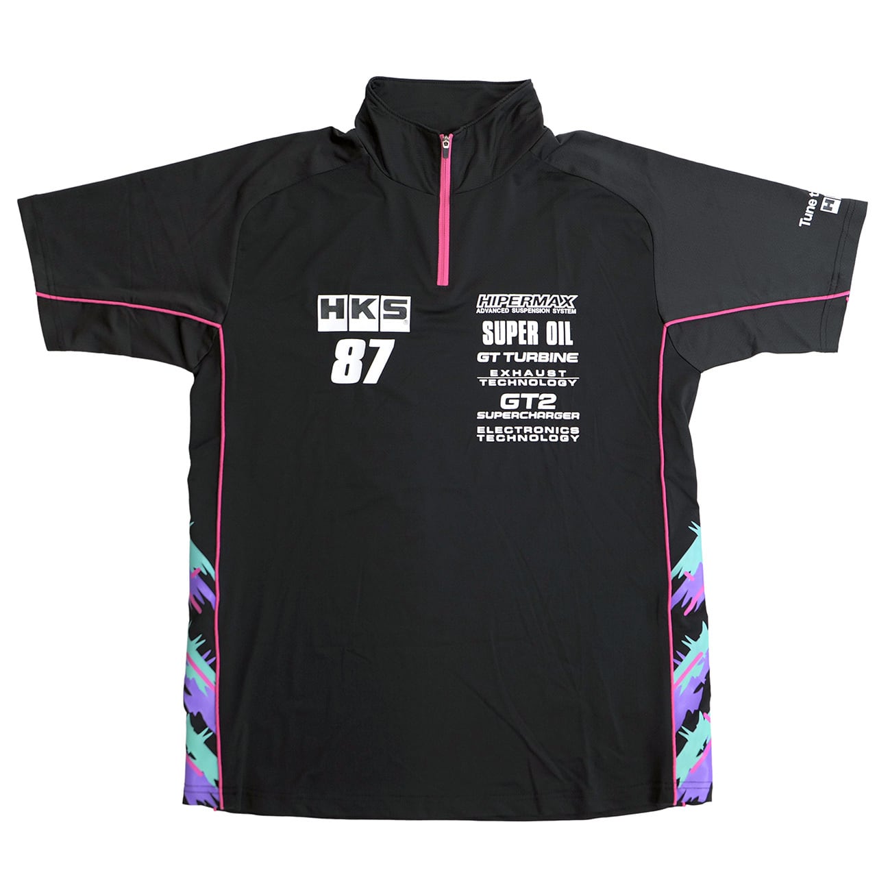 HKS TEAM HALF ZIP POLO SHIRT 2025 No.697-701 | HKS GATE ONLINE STORE