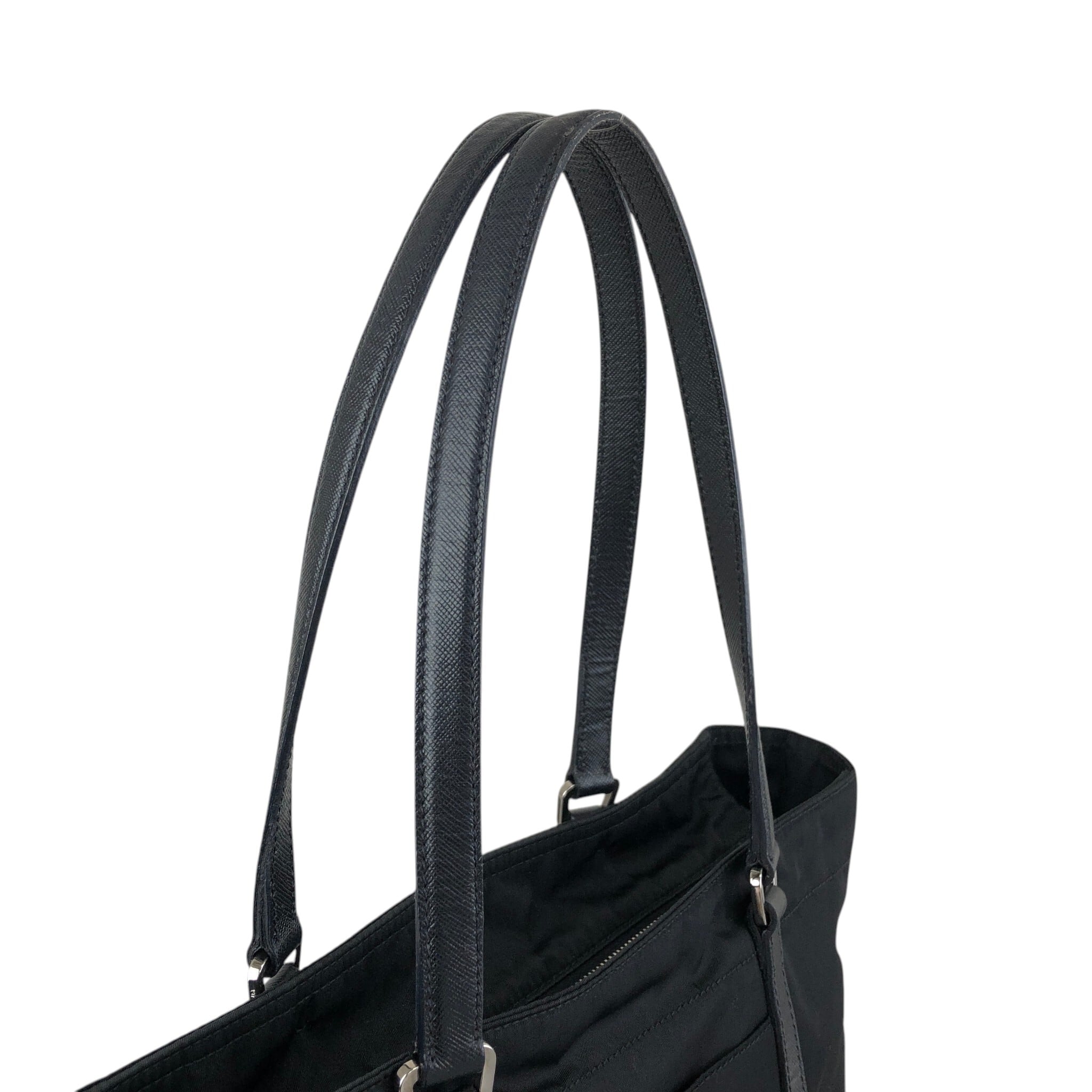PRADA プラダ トートバッグ ブラック トライアングルロゴ ナイロン