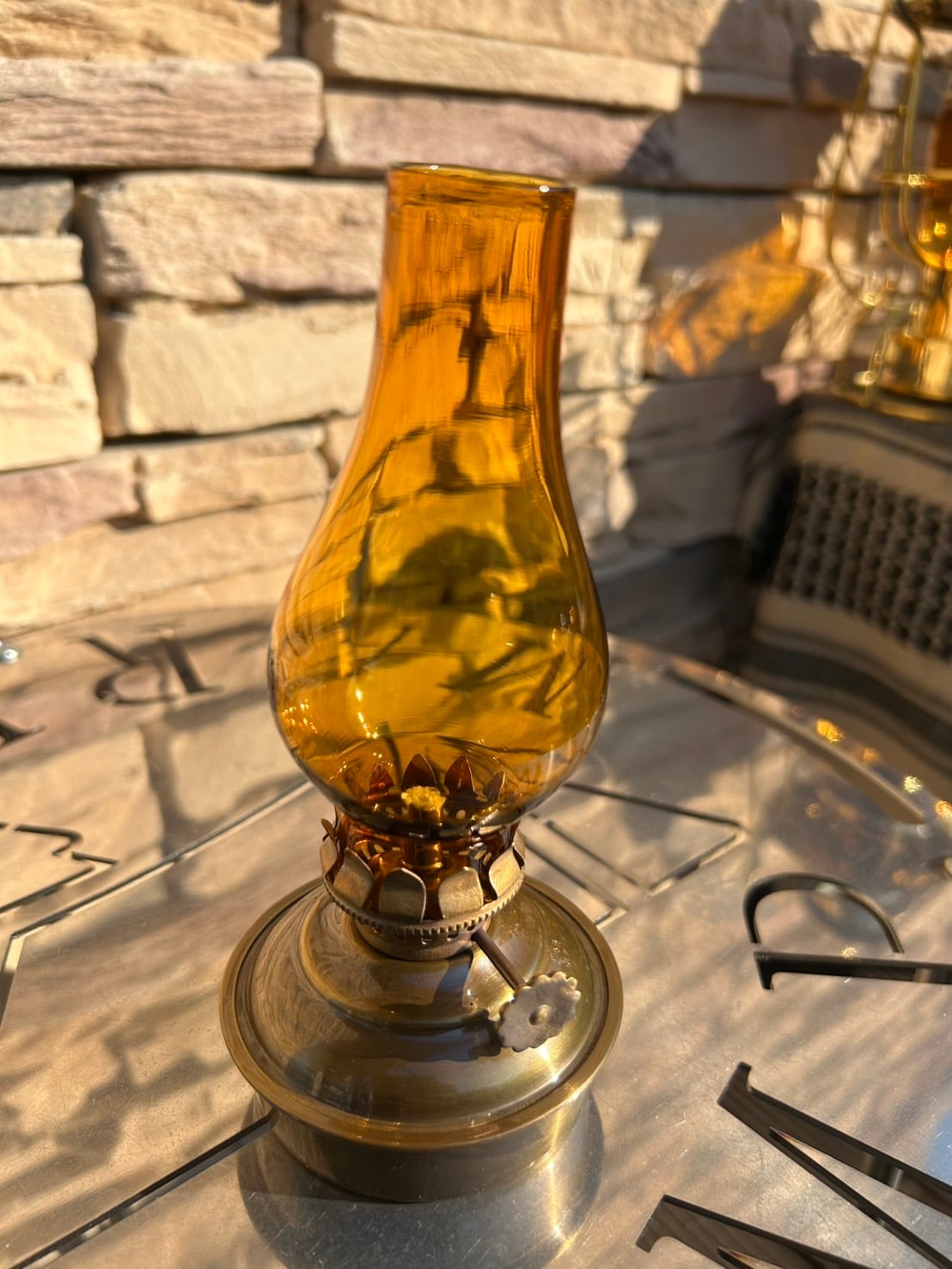 Vermont Lanterns】 バーモントランタン オイルランプミニ アンバー