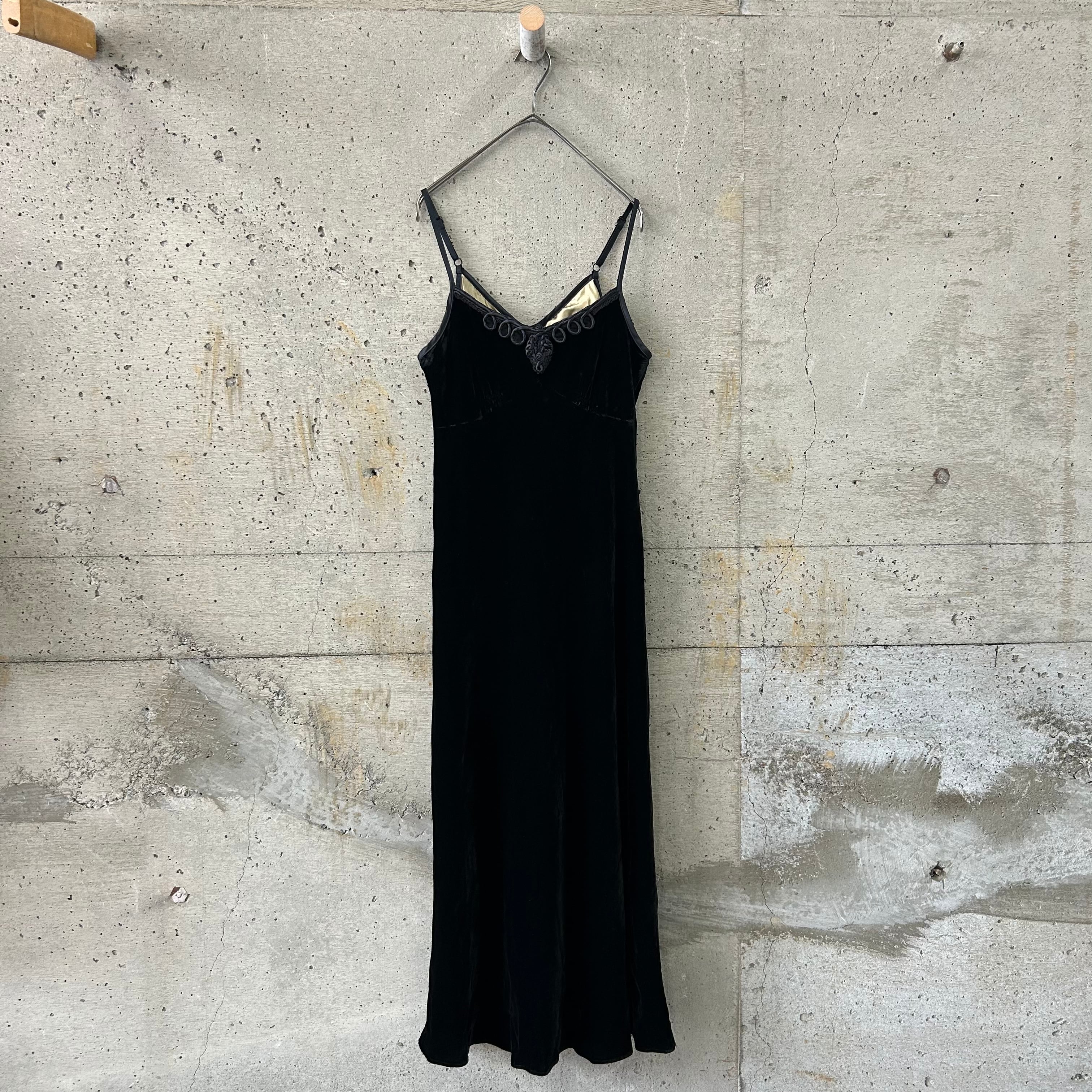 Velvet cami dress