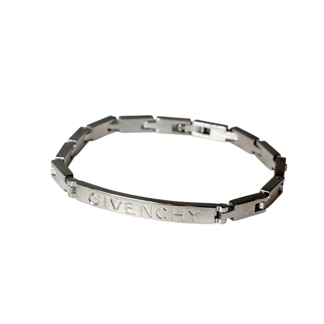 GIVENCHY logo plate bracelet