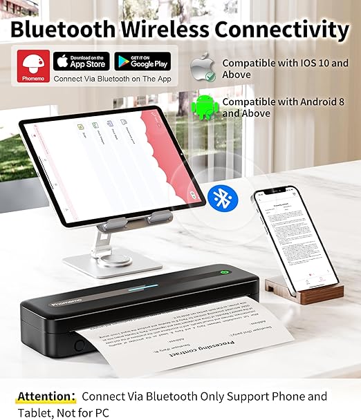 Phomemo M832 モバイルプリンター A4感熱ロール紙収納ボックス同梱