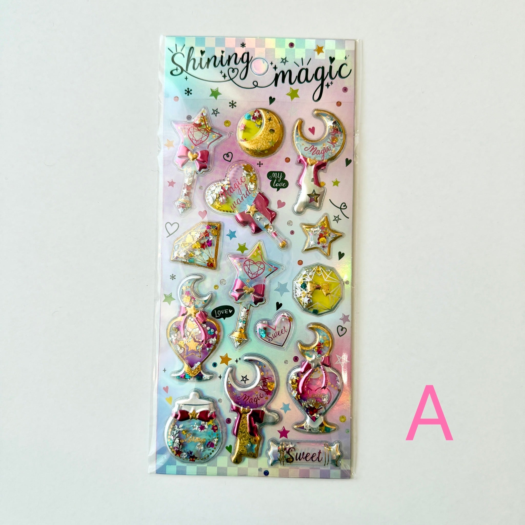 Shining Magic シャカシャカシール | Jewelie