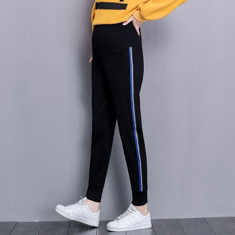 【新作】【送料無料】 197＃マタニティパンツ春秋調節可能な伸縮性ウエストベリーサポートスポーツスタイルパンツマタニティパンツ エラスティック スプリング 春物 オータム 秋物 アジャスタブル AL expec336073724601