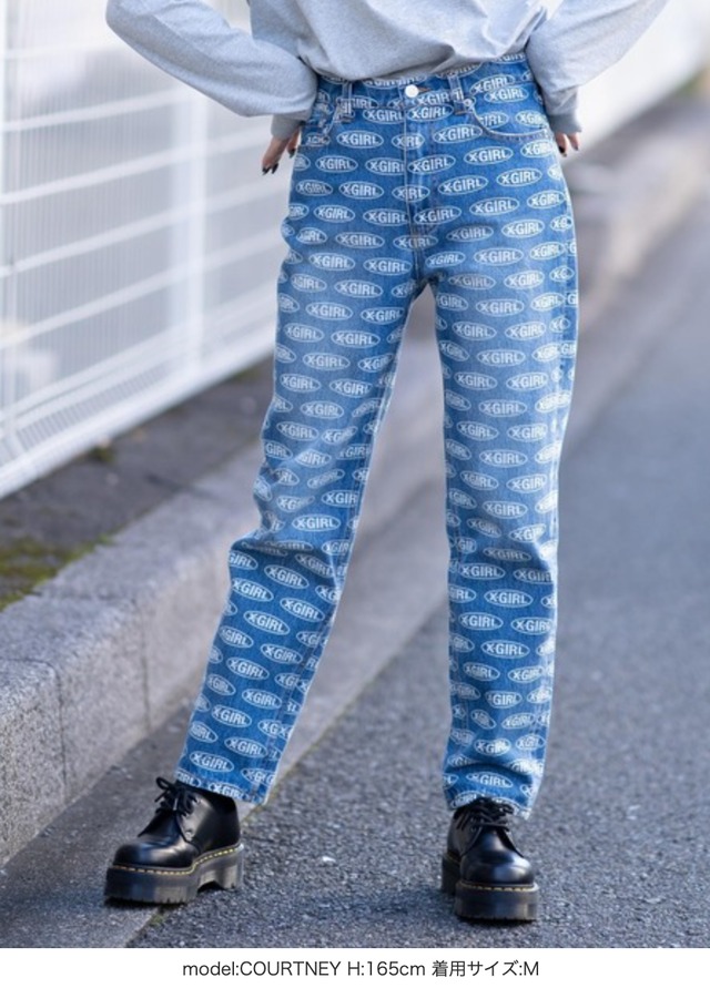 【・美品】X-girl BALLOON DENIM PANTS ウエスト75