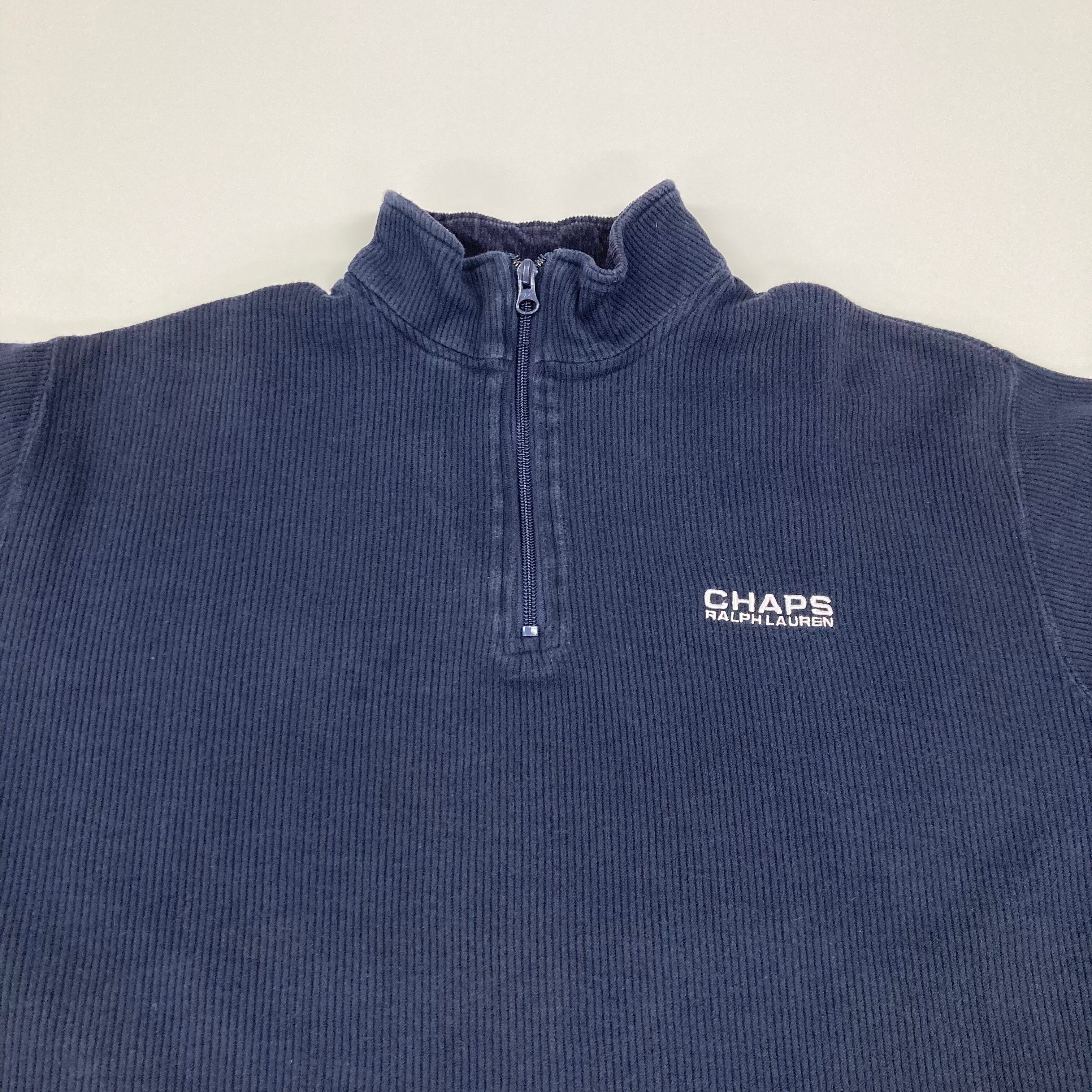 90s CHAPS RALPH LAUREN ハーフジップスウェット | PAY ID