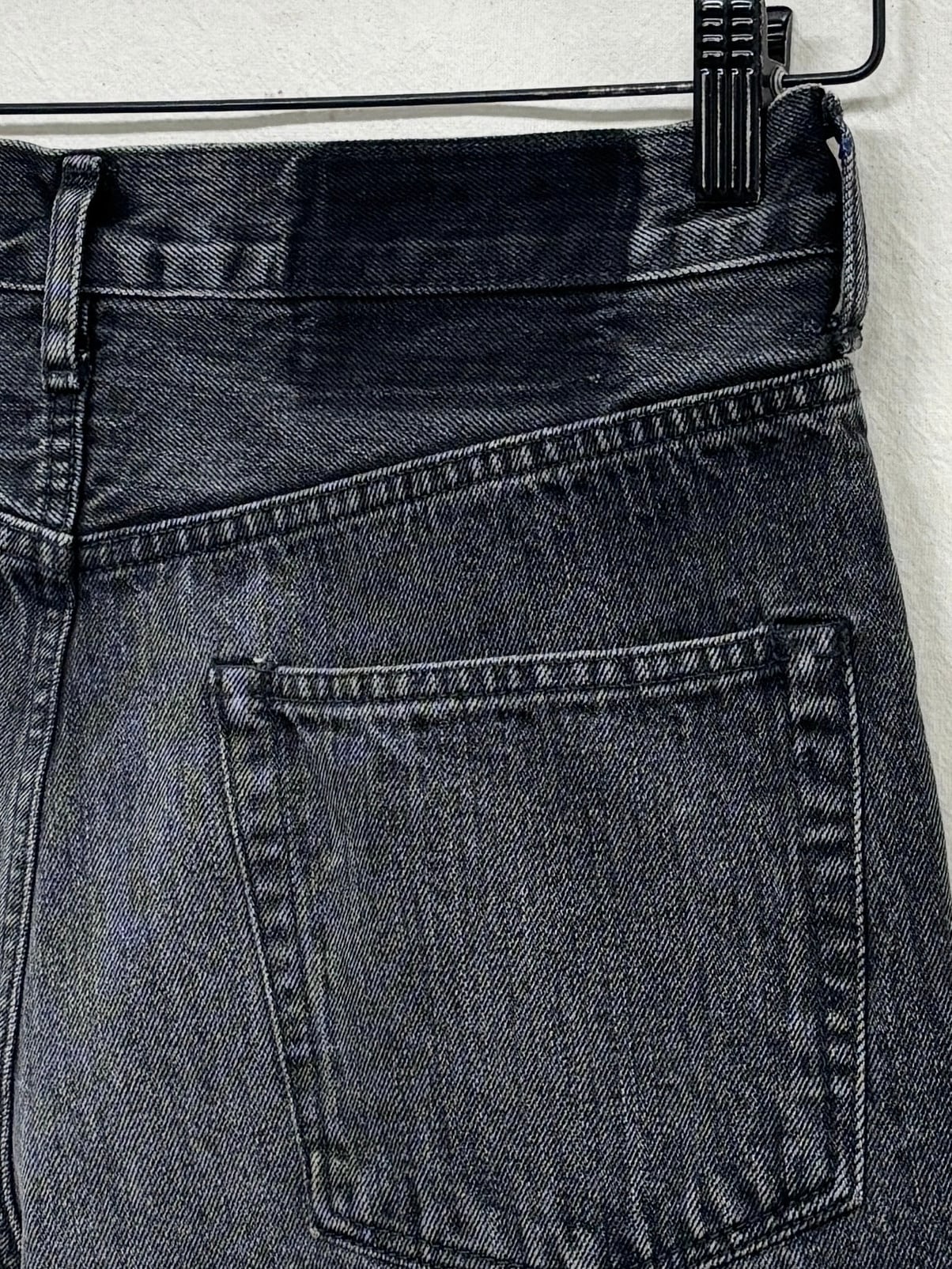 awasa / selvage denim 5 pocket flare pants (BLACK) | THE MODERN AGE