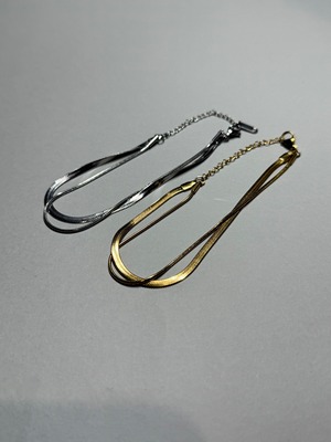 316l Snake chain layer anklet