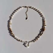 [ ピクチャージャスパー ] 淡水パールネックレス［GSN109］