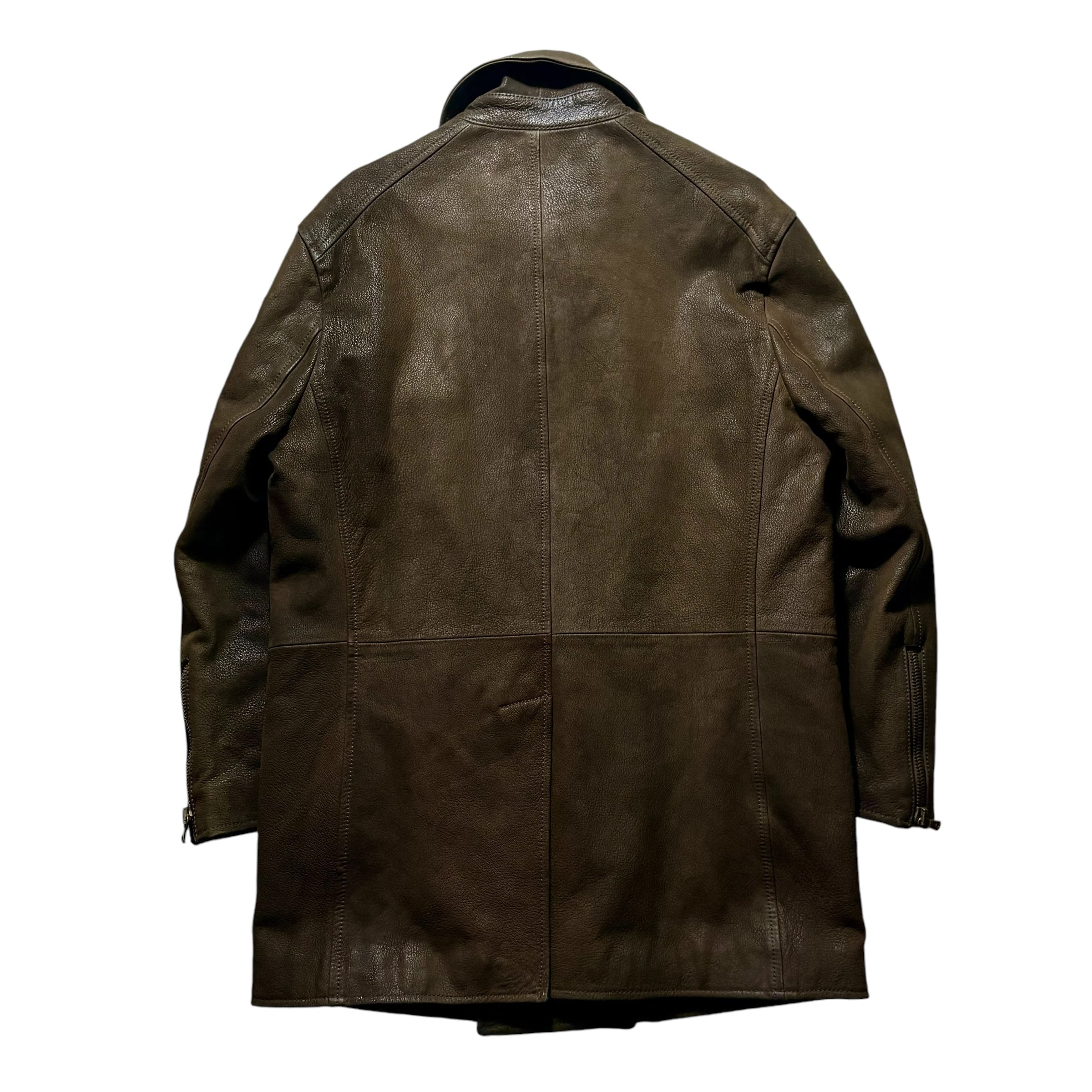 archive 2003AW DOLCE&GABBANA leather half coat | NOIR ONLINE